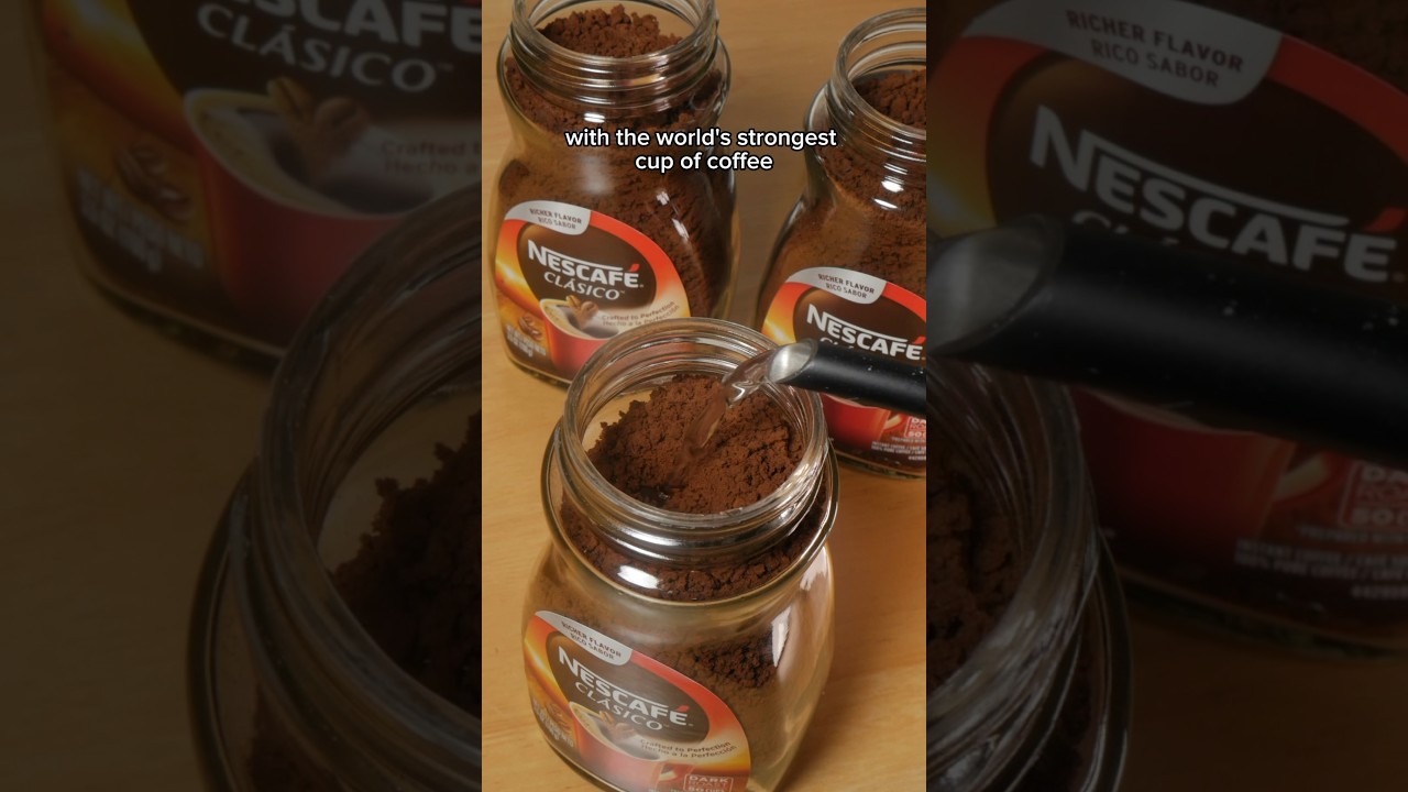 Drinking the Worlds strongest coffee ☕️ #coffee #science #asmr